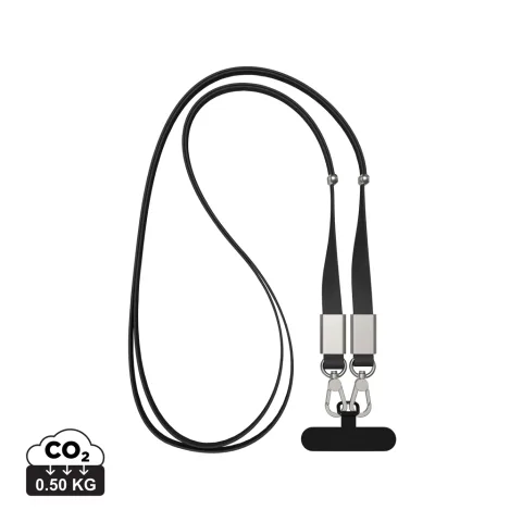 Nivo RCS recycled PET Crossbody lanyard