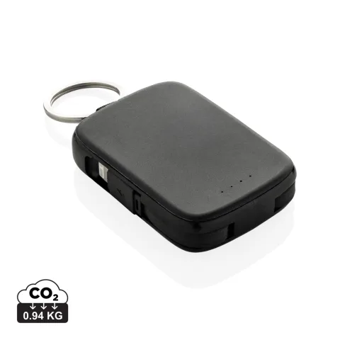 Nexo RCS keychain 2000 mah powerbank with integrated cables