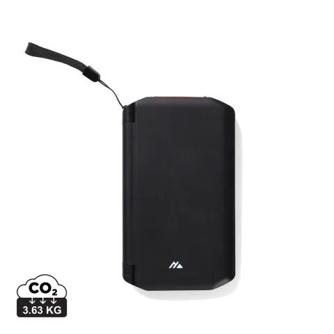 Nordic Drift Titan 10.000mAh solar powerbank with 3 panels