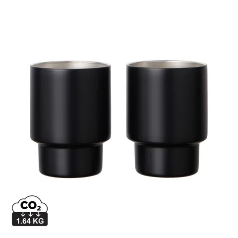 VINGA Nagano RCS  recycled SS mugs, set of 2
