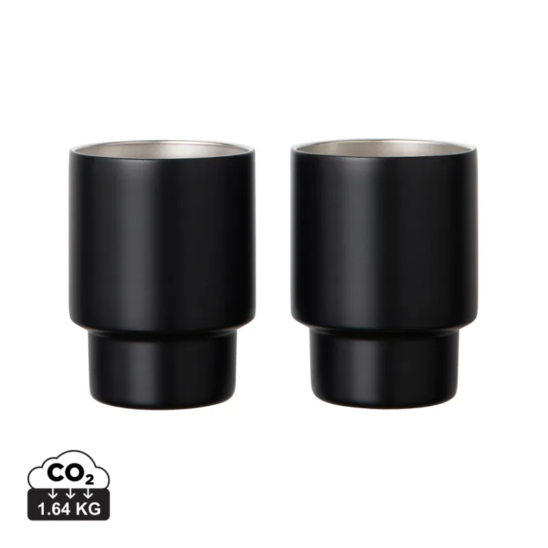 VINGA Nagano RCS  recycled SS mugs, set of 2