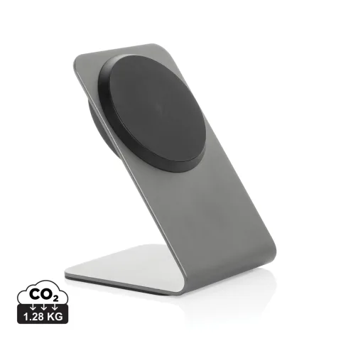 Terra aluminium 15W magnetic wireless charging phone stand