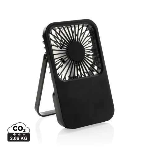 Aervina RCS recycled plastic re-chargeable desk fan