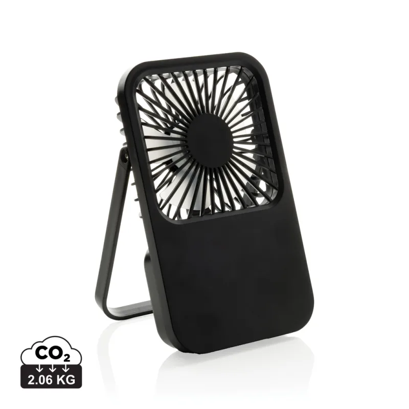 Aervina RCS recycled plastic re-chargeable desk fan