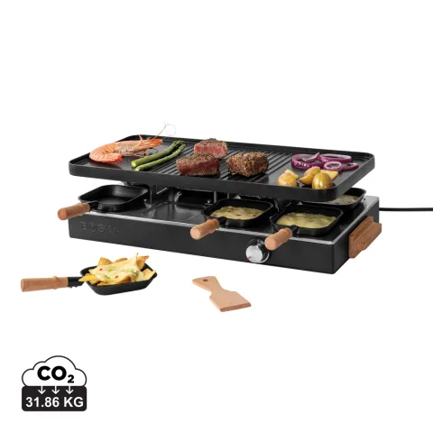 BOSKA Raclette Gourmet Party, 8 Person (EU Type F)