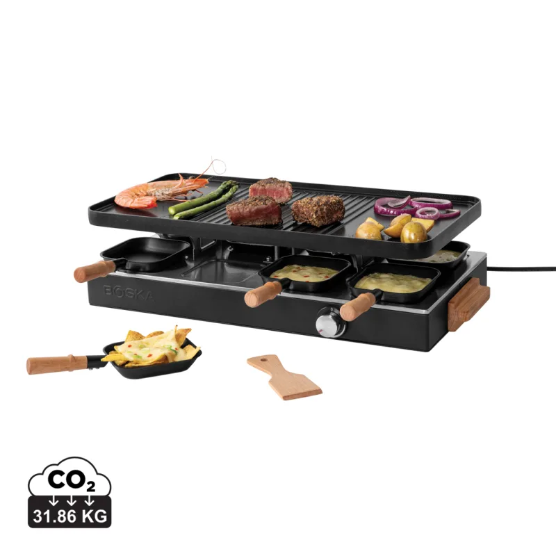 BOSKA Raclette Gourmet Party, 8 Person (EU Type F)