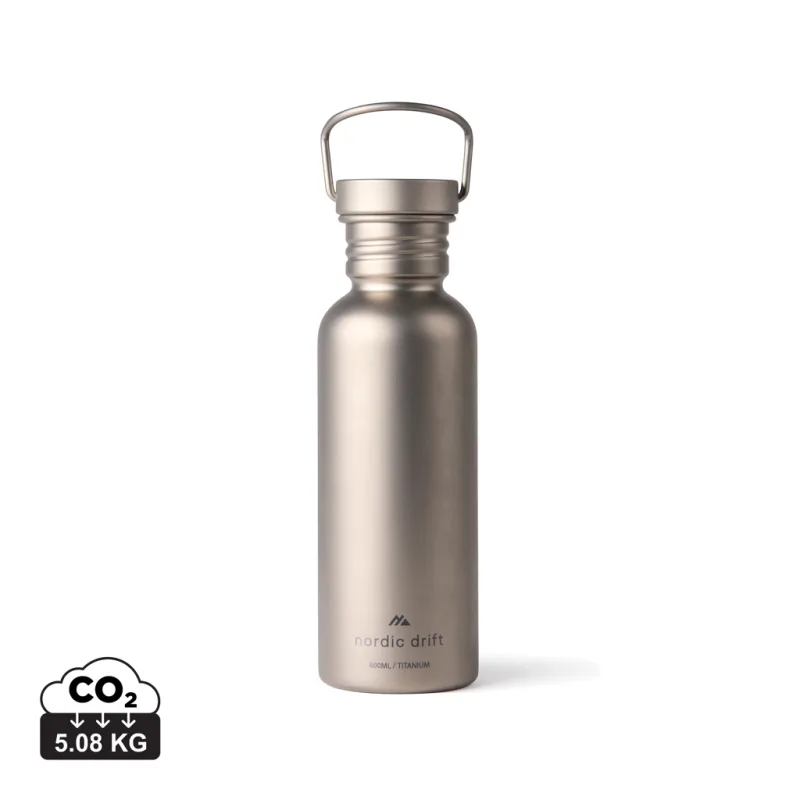 Nordic Drift Trail Ultra Light Titanium 600ml Water Bottle