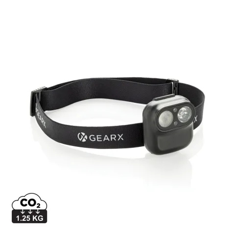 Gear X RCS rPlastic head torch with motion sensor