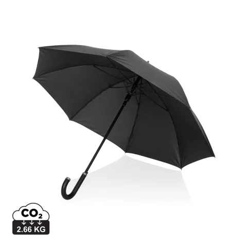 Swiss Peak Vero Aware™ RPET 25” umbrella w luxe handle