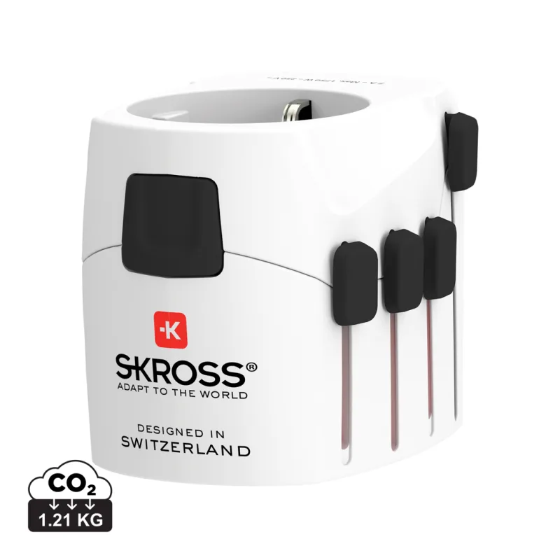 SKROSS Pro 3-Pole World Travel Adapter