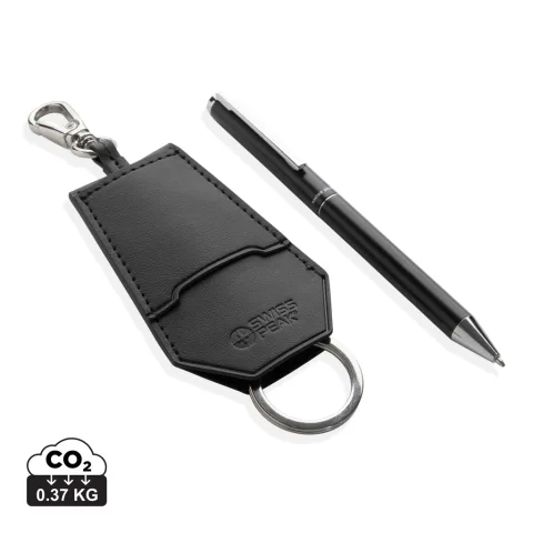 SP Tula RCS certified rPET PU key holder and pen set