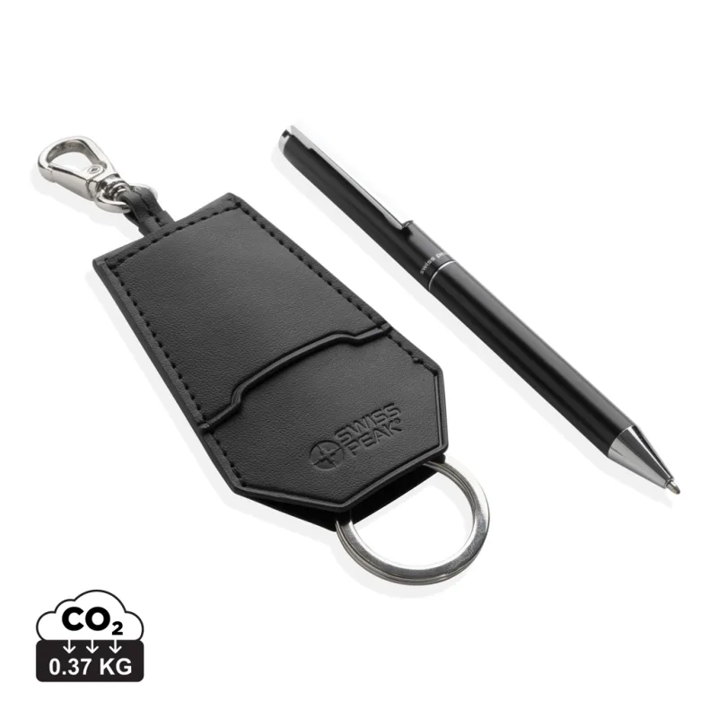 SP Tula RCS certified rPET PU key holder and pen set