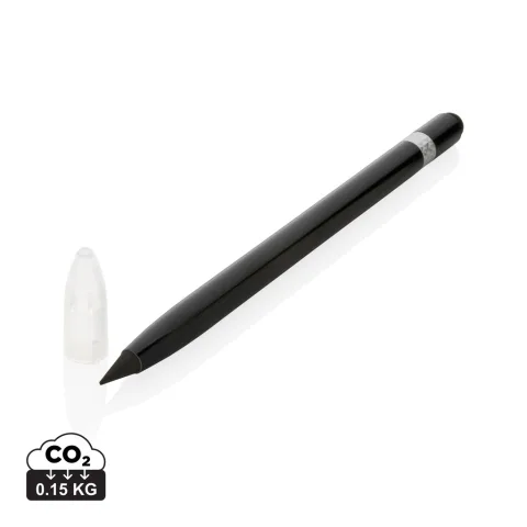 Aluminium inkless pen with eraser