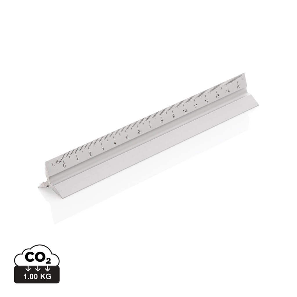 15cm. Aluminum triangular ruler