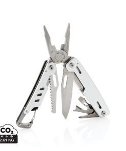 Solid multitool with carabiner