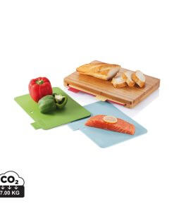 Cutting board with 4pcs hygienic boards