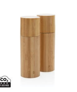 Ukiyo bamboo salt and pepper mill set