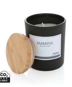 Ukiyo deluxe scented candle with bamboo lid