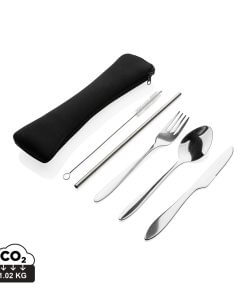 4 PCS stainless steel re-usable cutlery set