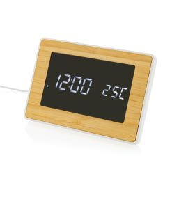 Utah RCS recycled plastic and bamboo LED clock