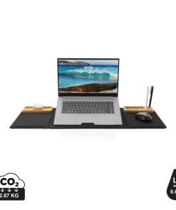 Impact AWARE RPET Foldable desk organizer with laptop stand