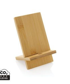 Bamboo phone stand in kraft box