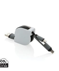 3-in-1 retractable cable