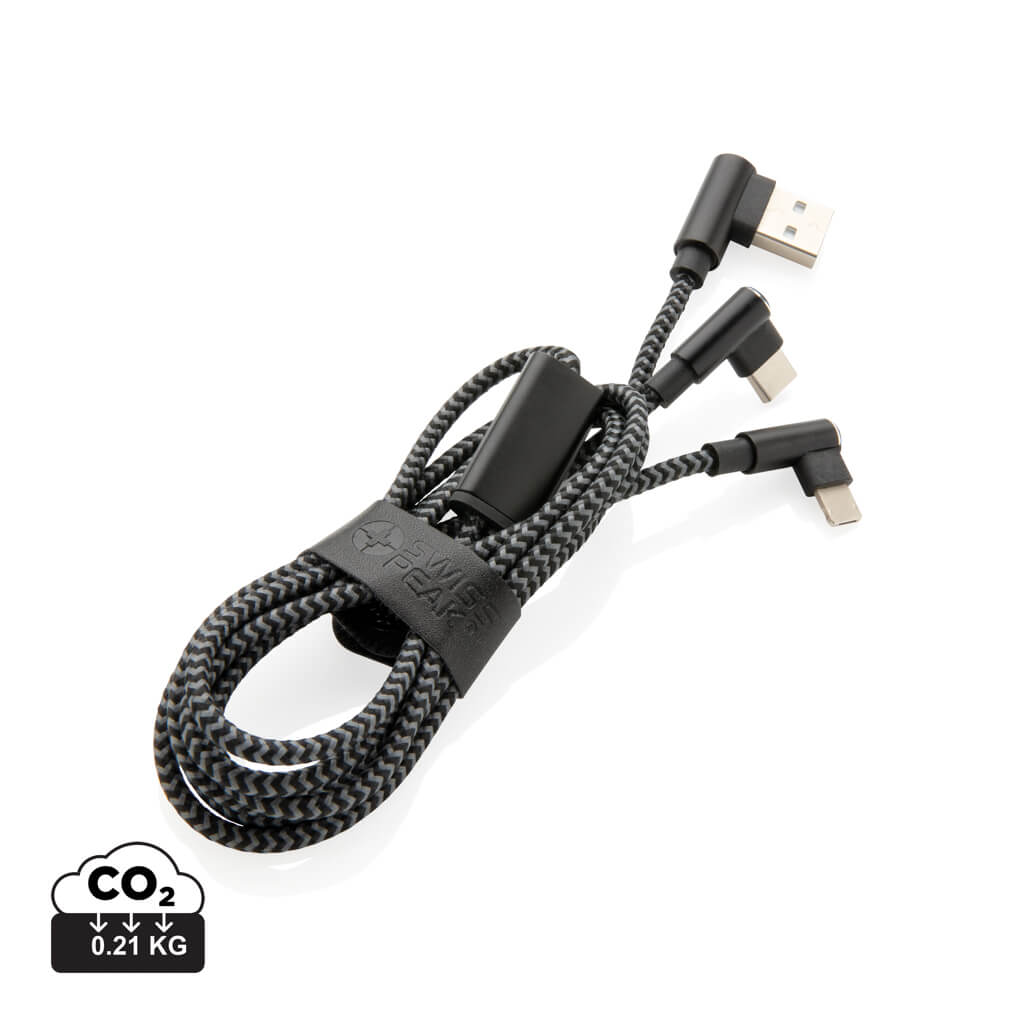 Swiss Peak Luxury 3-in-1 Cable