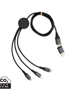 Terra RCS recycled aluminium 120 cm 6-in-1 cable