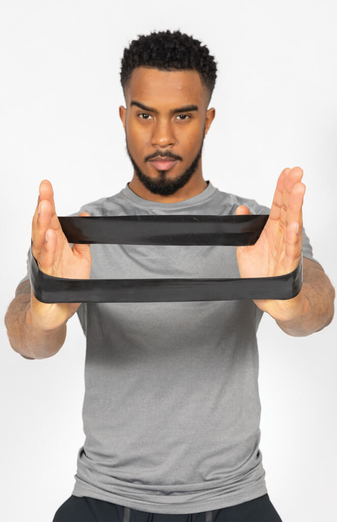 4pc elastic fitness bands in pouch - Image 9