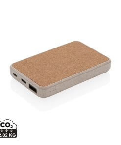 Cork and Wheat 5.000 mAh pocket powerbank