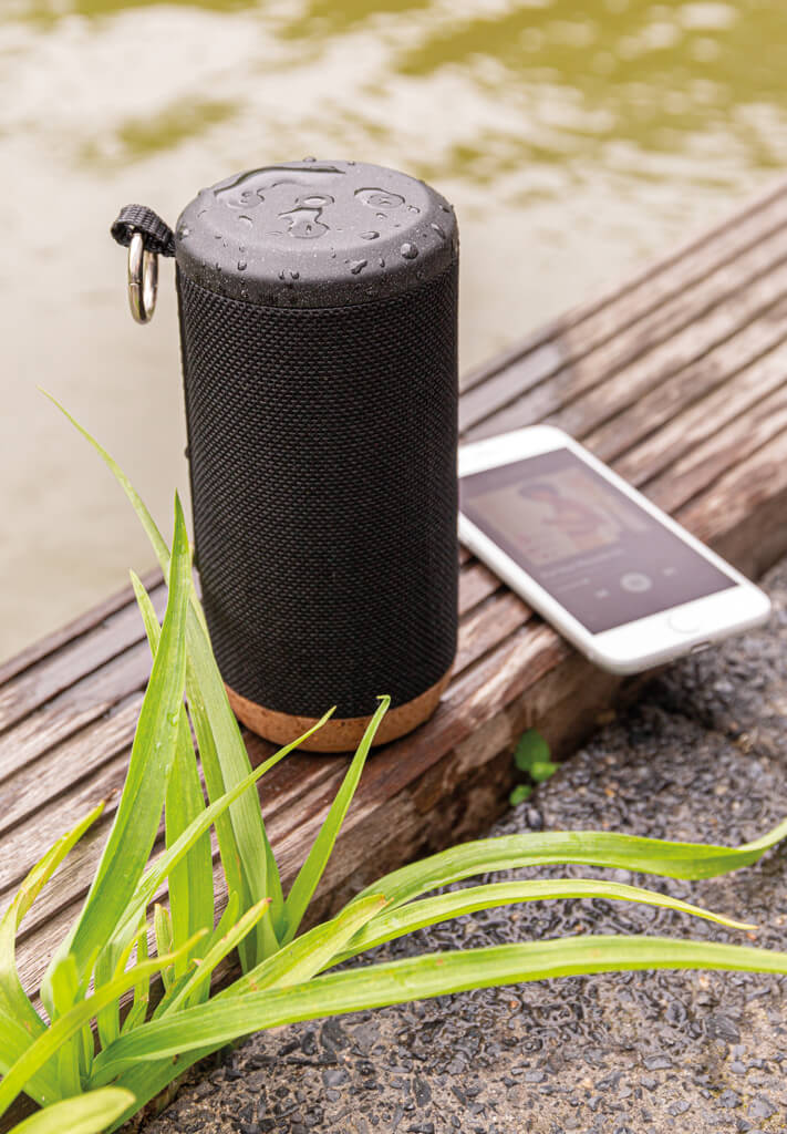 Baia 10W wireless speaker, cork - Image 12