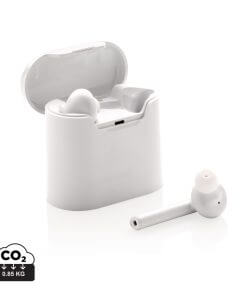 Liberty wireless earbuds in charging case
