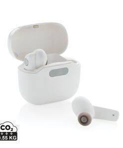 TWS earbuds in UV-C sterilising charging case