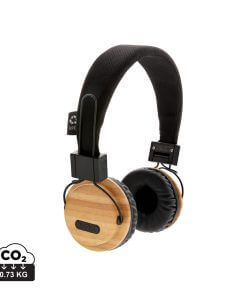 Bamboo wireless headphone