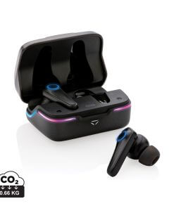 RGB gaming earbuds with ENC