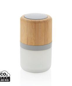 Bamboo colour changing 3W speaker light