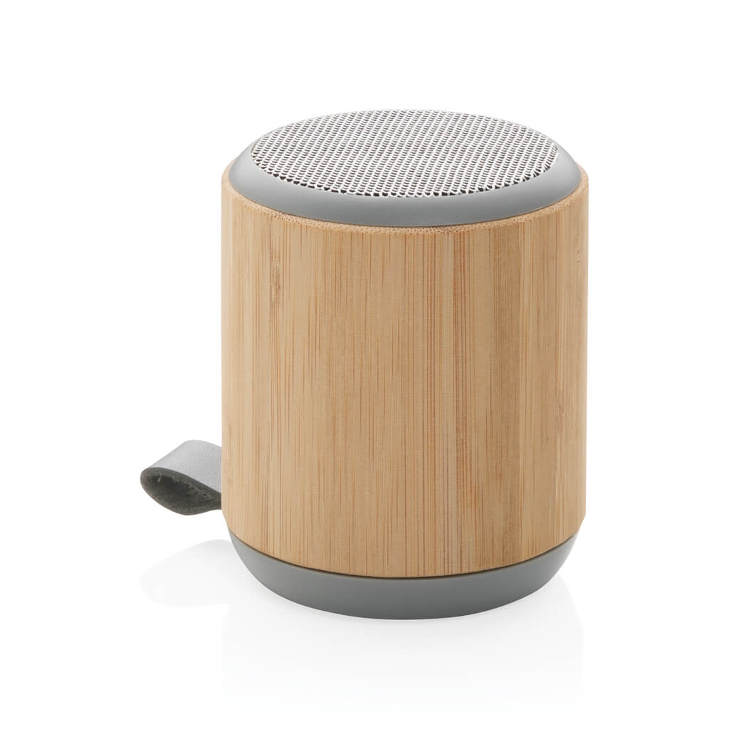 Bamboo and fabric 3W wireless speaker - Image 2