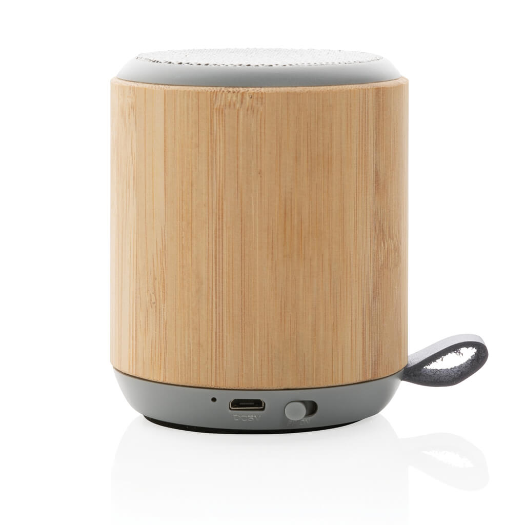Bamboo and fabric 3W wireless speaker - Image 5