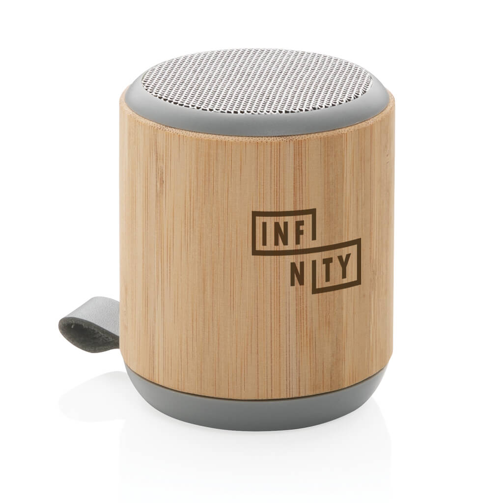 Bamboo and fabric 3W wireless speaker - Image 6