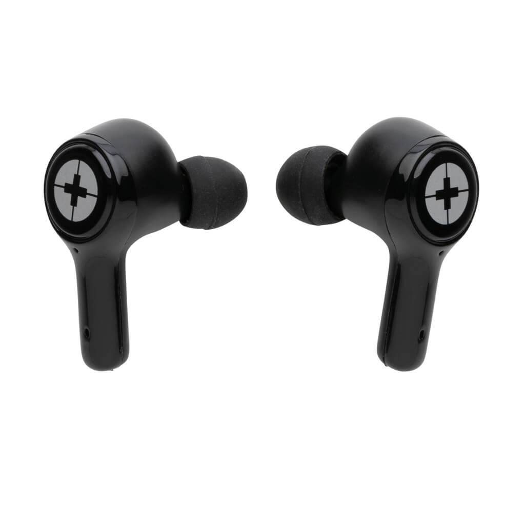 RCS recycled plastic Swiss Peak ANC TWS earbuds - Image 5