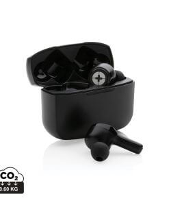 RCS recycled plastic Swiss Peak ANC TWS earbuds