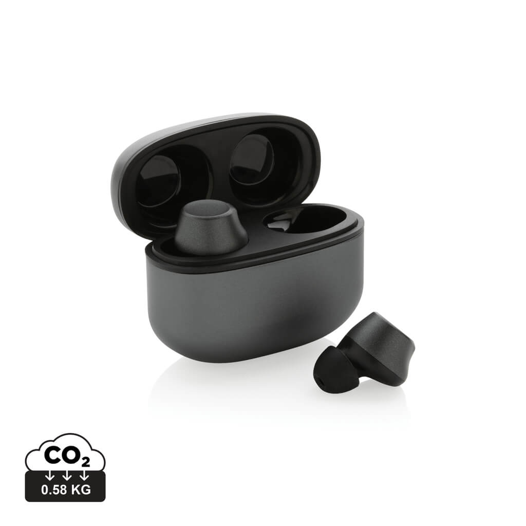 Terra RCS recycled aluminium wireless earbuds