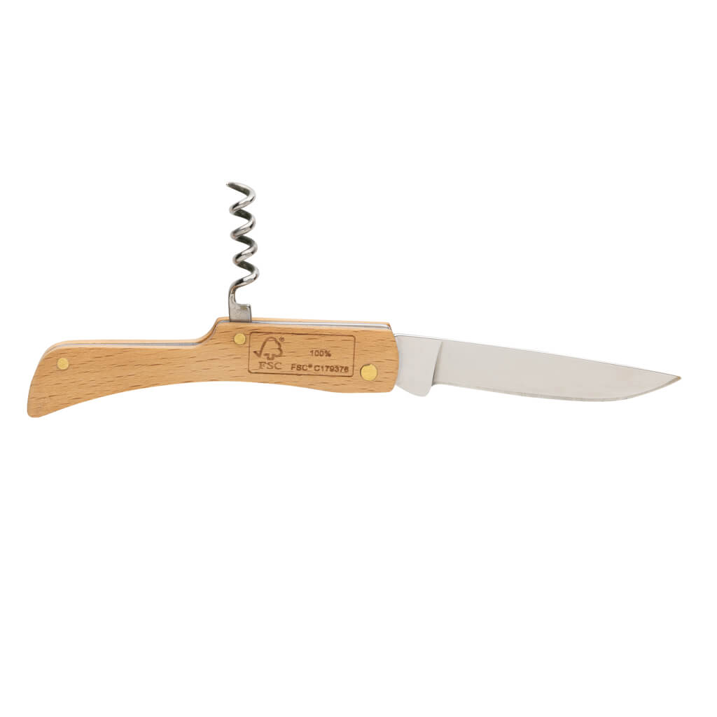 Wooden knife with bottle opener - Image 4