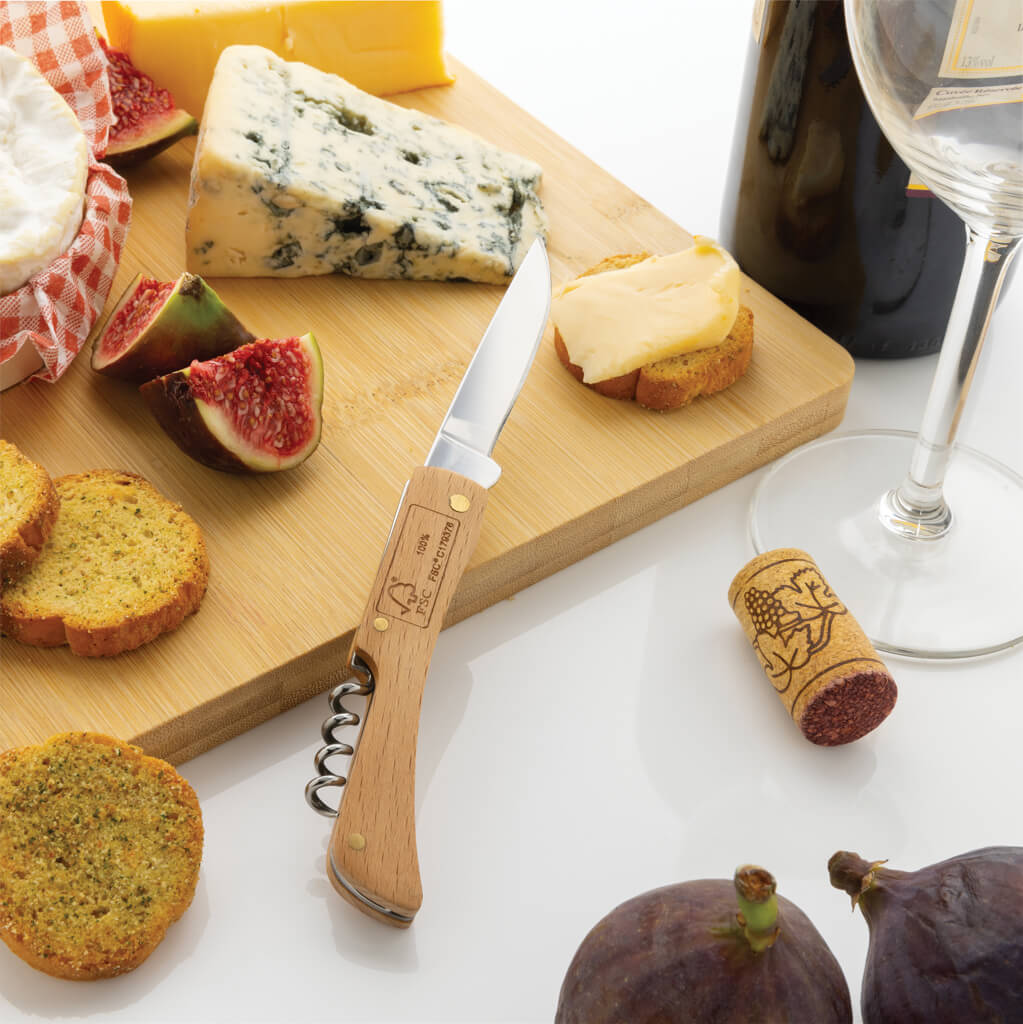 Wooden knife with bottle opener - Image 8