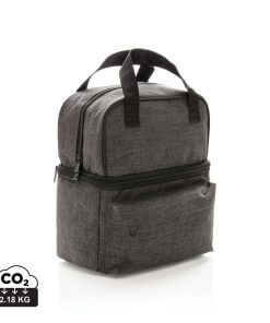 Cooler bag with 2 insulated compartments