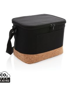 Two tone cooler bag with cork detail