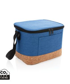 Two tone cooler bag with cork detail