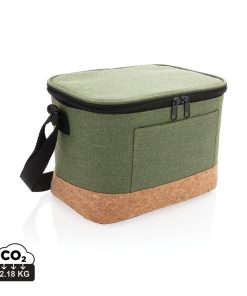 Two tone cooler bag with cork detail