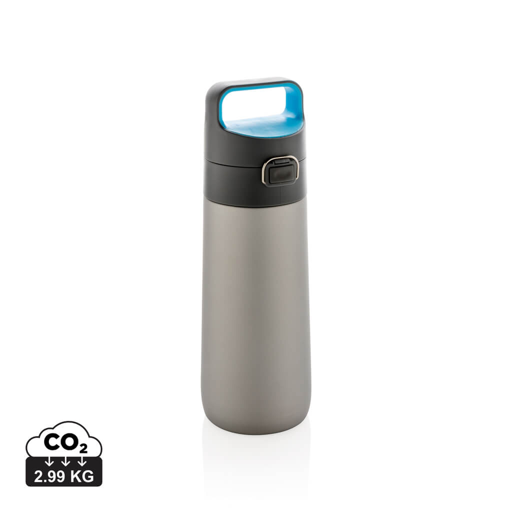 Hydrate leak proof lockable vacuum bottle